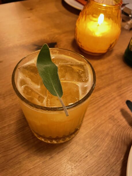 Whisky cocktail at Habas Manchester