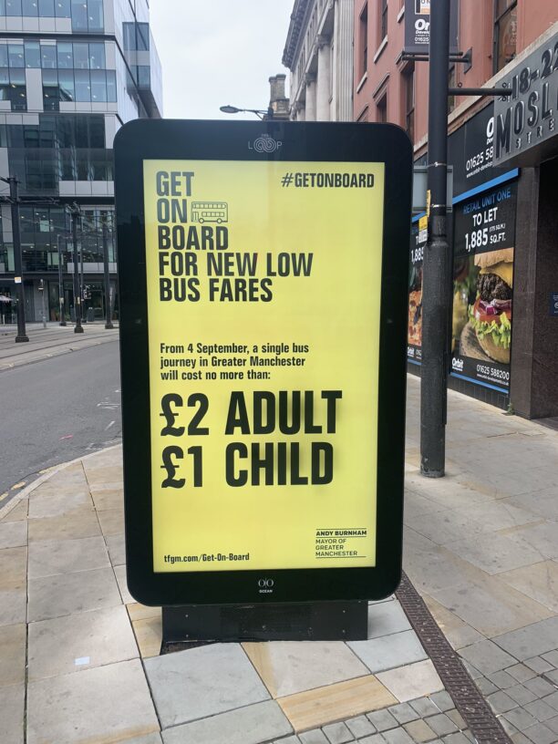 Manchester bus fares