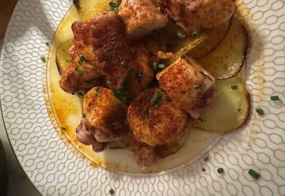 Galician Octopus at Tender at Manchester's Stock Exchange Hotel