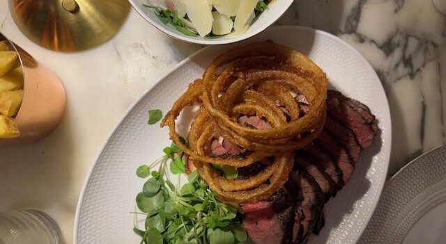 Chateaubriand steak at Tender at The Stock Exchange Hotel Manchester