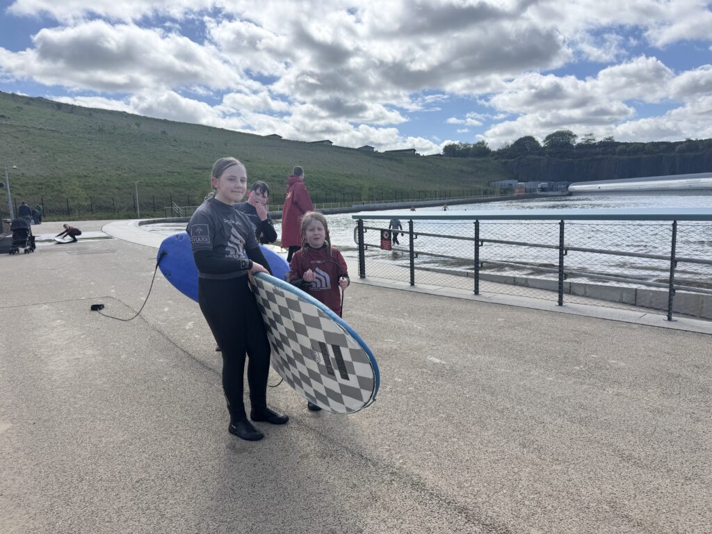 Children Surf Lesson at Lost Shore in Edinburgh, April 2026