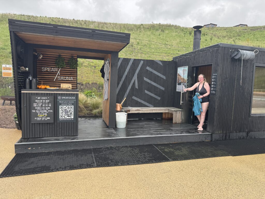 Exterior Sauna at Lost Shore Edinburgh April 2026
