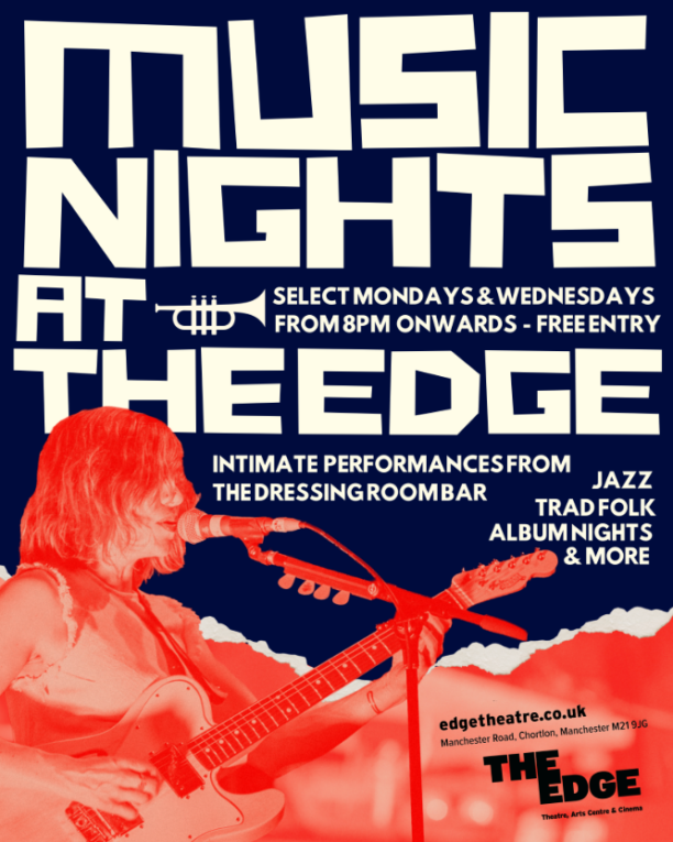 The Edge launches free programme of intimate live music nights