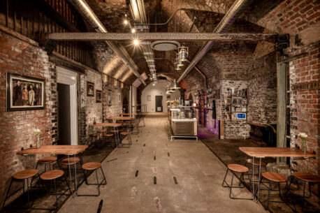 The bar at 53two theatre in Manchester.